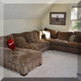 F49. Crate & Barrel 4-piece sectional sofa. 